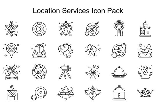 Location Services Icon Pack