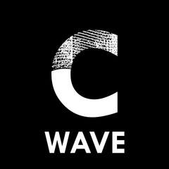 Letter c with wave design logo template illustration