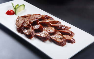 Homemade Sichuan sausage