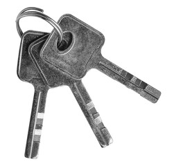 Three silver key
