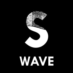 Letter s with wave design logo template illustration