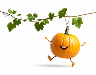 Giggling Pumpkin A Clumsy Cartoon Veggie Trip