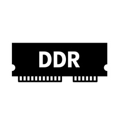 DDR memory card – vector icon