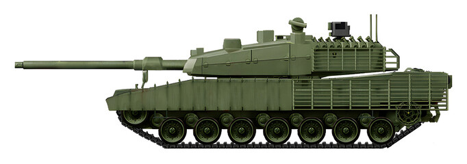 Altay Т2 (Turkish promising tank Altay, with a new turret and 120mm gun) © Tikros