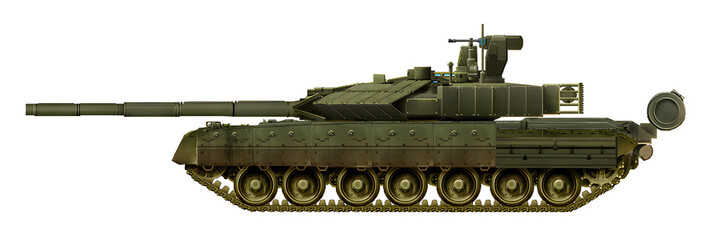 Obj-640MS (Variant of the Object-640 tank with a turret from the T-90MS tank) © Tikros