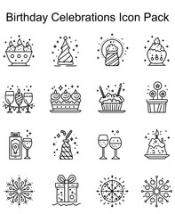 Birthday Celebrations Icon Pack
