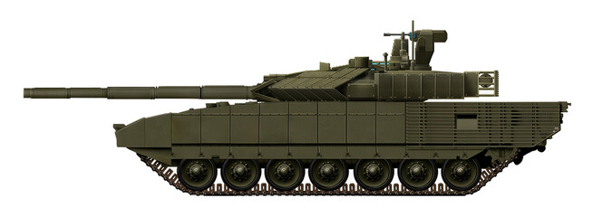 T-94MS (A variant of the tank based on the T-14 Armata, with a turret from the T-90MS tank) © Tikros