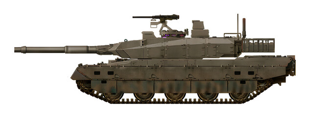 Type 10 MBT (Modern Japanese MBT, with a 120mm gun)