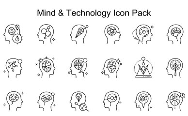 Mind & Technology Icon Pack