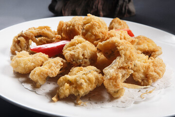 Salt and pepper crispy fish belly