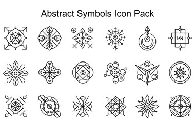 Abstract Symbols Icon Pack