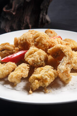Salt and pepper crispy fish belly