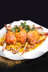 Braised Abalone, Chicken Wings and Yellow Noodle Cake