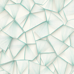 A pattern of squares and triangles in a blue and white color scheme