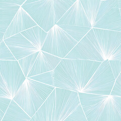 A blue and white patterned background with white lines