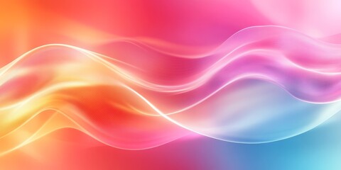 Abstract colorful flowing waves background (1)