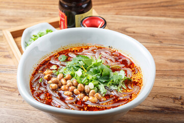 Sichuan Spicy Red Oil Hot and Sour Noodles