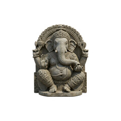 Stone-carved ancient Ganesha sculpture showcasing timeless Indian spiritual art and culture