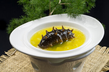 Golden Barley and Sea Cucumber Soup