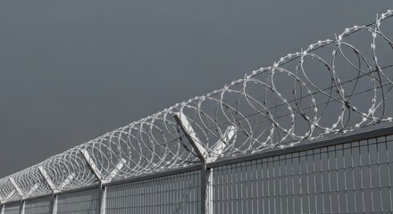 Cluster of Barbed Wire Fence PNG – High-Resolution Isolated Tangle of Sharp Wire on Transparent Background