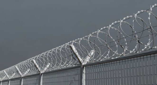 Cluster of Barbed Wire Fence PNG &ndash; High-Resolution Isolated Tangle of Sharp Wire on Transparent Background