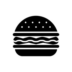 Hamburger Menu Icon Vector in Flat and Clean Design