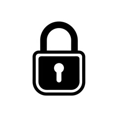 Unlock Screen Icon Vector with Flat and Clean Look