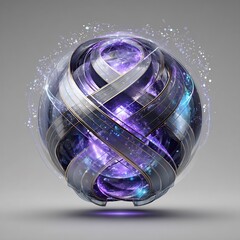 Abstract Spherical Core with Metallic Rings and Plasma Field