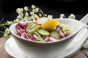 Fruit and vegetable salad