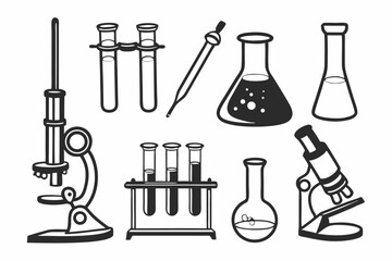 Obraz premium high-quality-vector-illustration-of-science-and-la