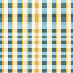 Checkered pattern with blue, yellow and cream squares