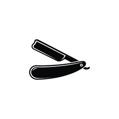 Classic barber razor icon
