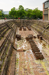 Belfast Co. Antrim June 20 2025 -  Historical Clarendon Dock Belfasts oldest dock on the riverfront...