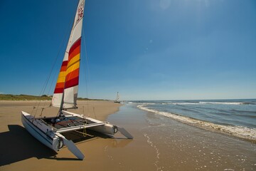 Strand von Hargen und Camperduin in Nordholland