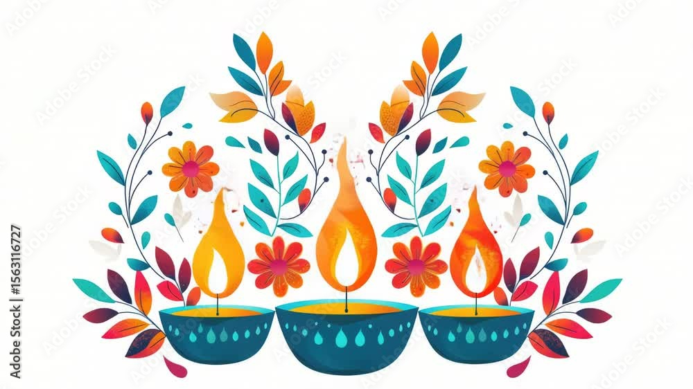 Poster a pair of candles placed on a table