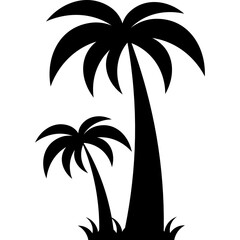 Fototapeta premium Palm Tree Silhouette