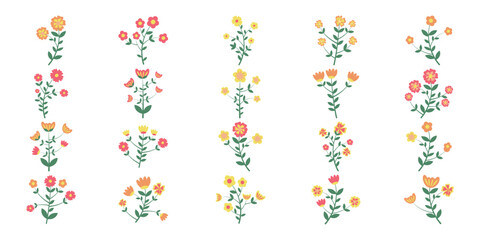 Organic Floral Element