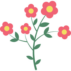 Organic Floral Element