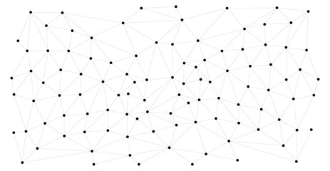 Abstract Network Technology Wallpaper. Futuristic abstract blockchain.
