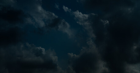 Cloud storm sky dark rain lightning thunder stormy typhoon nature light scene rainy atmosphere...