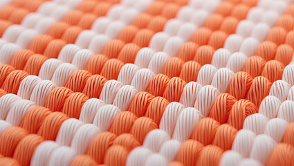 Fototapeta premium Close up Macro Shot of Woven Fabric Pattern