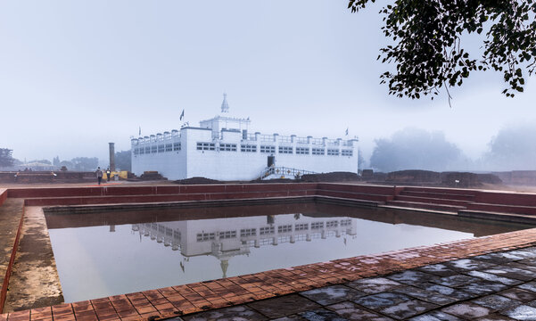 Mahadevi temple at Lumbini Nepal 