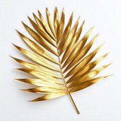 golden palm leaf