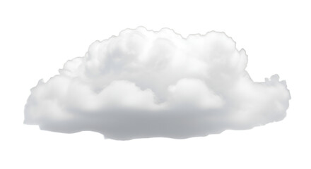 Obraz premium Light blue sky with scattered wispy white clouds, isolated with clipping path