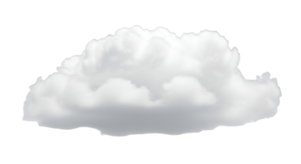 Light blue sky with scattered wispy white clouds, isolated with clipping path