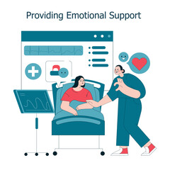 International Nurses Day. Flat Vector Illustration