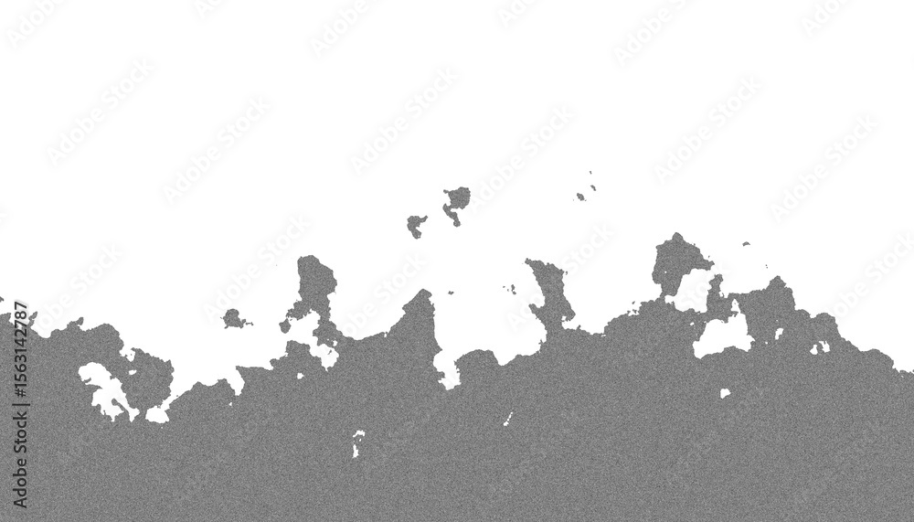 Poster Glitch distorted grunge layer . Noise destroyed texture . Trendy defect error shapes . Overlay grunge texture . Distressed effect . Abstract shapes with dissolve