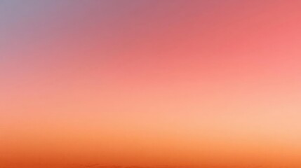 Naklejka premium Photograph of a beautiful sunset. the sky is a gradient of pink and orange hues, with the pink on the top and the orange on the bottom.