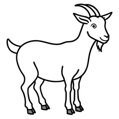 Simple Goat Vector