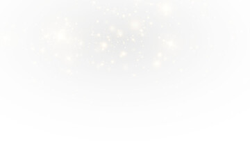 PNG Golden Sparkle Cloud with Glowing Stardust and Confetti. Luxurious Holiday Overlay for Christmas Design, Elegant Festive Backgrounds, and Shiny Light Effect Templates